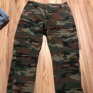 Forever 21 camo cargo pants
